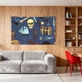 thumbnail image 5 of Pirates Skull Map Treasure Vintage Four Hole Decorated Banner Flag for Garden Yard Home Decoration Indoor Outdoor 4x6 Ft, 5 of 7