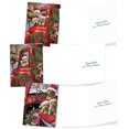 thumbnail image 4 of 20 Cartes de Note de Noël Adorables (4 x 5.12 Pouces) - Salutations en Vrac pour Chiots, Assorties (10 Designs, 2 Chacune) - Chiots Camions Rouges AM3375XSG-B2x10, 4 of 7