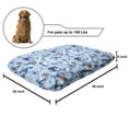 thumbnail image 2 of Sea Animals Pet Bed, Seal Pup Aquatic Wildlife Friendly Hugging Water Bubbles, Chew Resistant Pad for Dogs and Cats Cushion with Removable Cover, 24" x 39", Blue White Marigold, by Ambesonne, 2 of 4