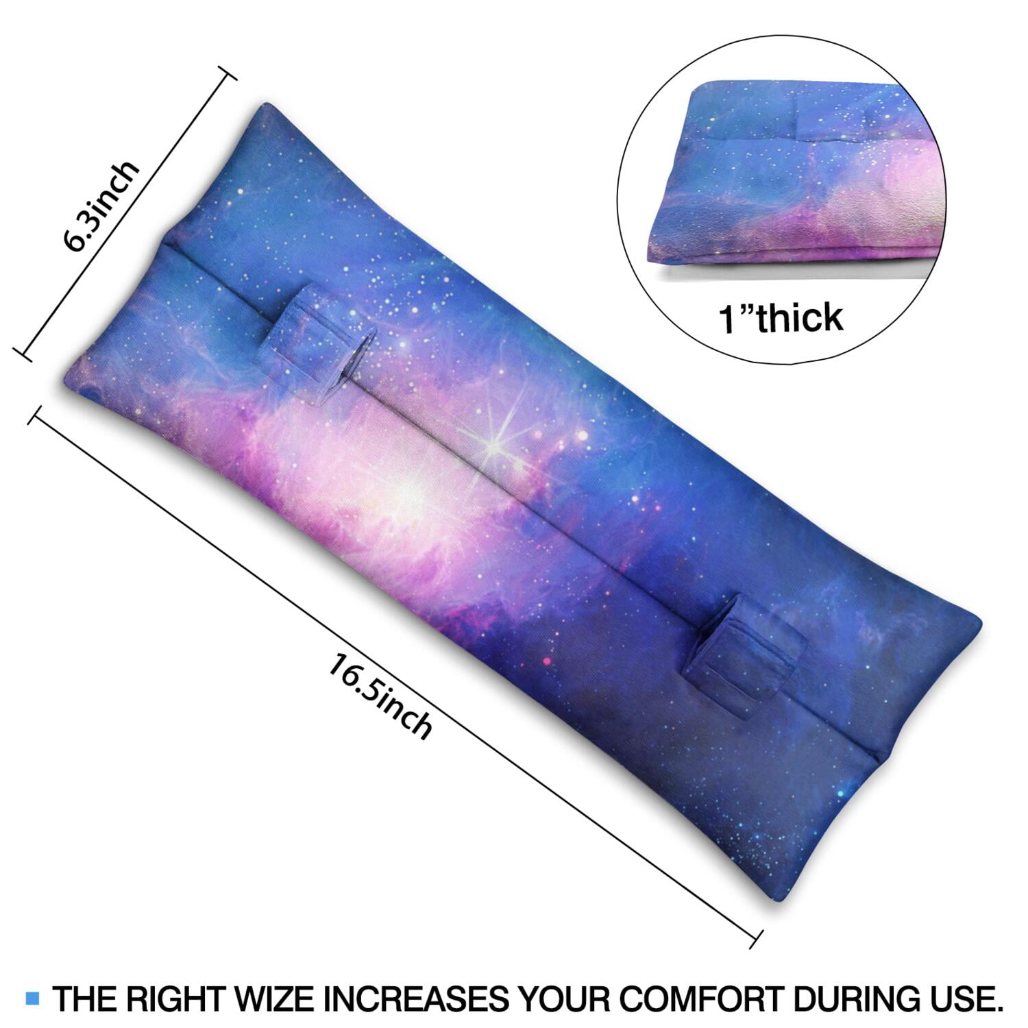 Cosmos Themed Post Surgery Seatbelt Pillow - Outer Space Design Chest Protector
