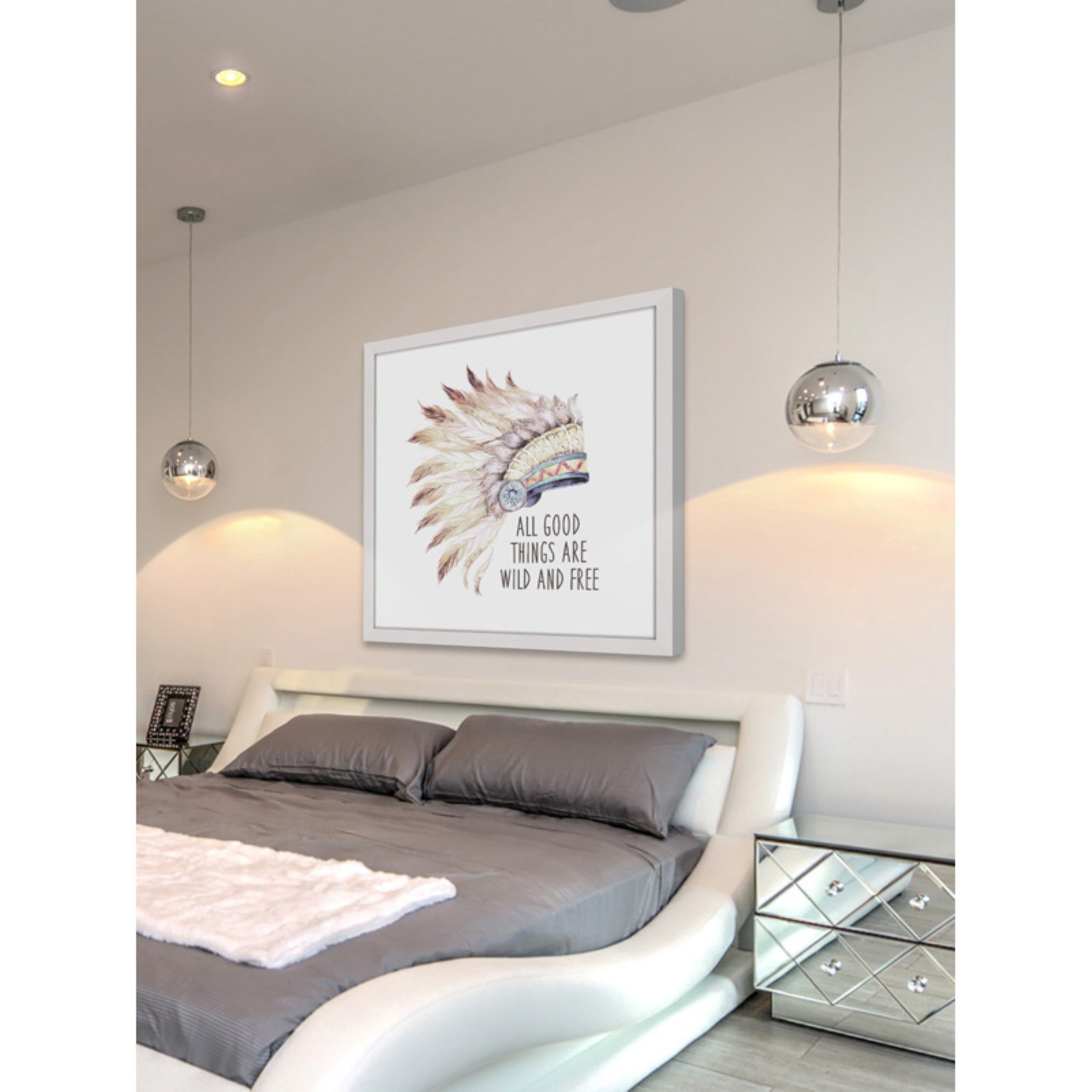 "Wild and Free" Framed Painting Print
