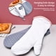 thumbnail image 2 of Cateissary Guantes aislantes de silicona Manoplas para horno Cocina Anti-escaldado Lavable Duradero Microondas Resistente a altas temperaturas Cocina y Comedor Gris Cateissary HA082780-02, 2 of 6