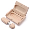 thumbnail image 3 of Windfall Wooden Box Mini U Disk USB Flash Drive Memory Stick Gift for PC Computer（64MB/128MB/256MB/512MB/1G/2G/4G/8G/16G/32G/64G Optional）, 3 of 7