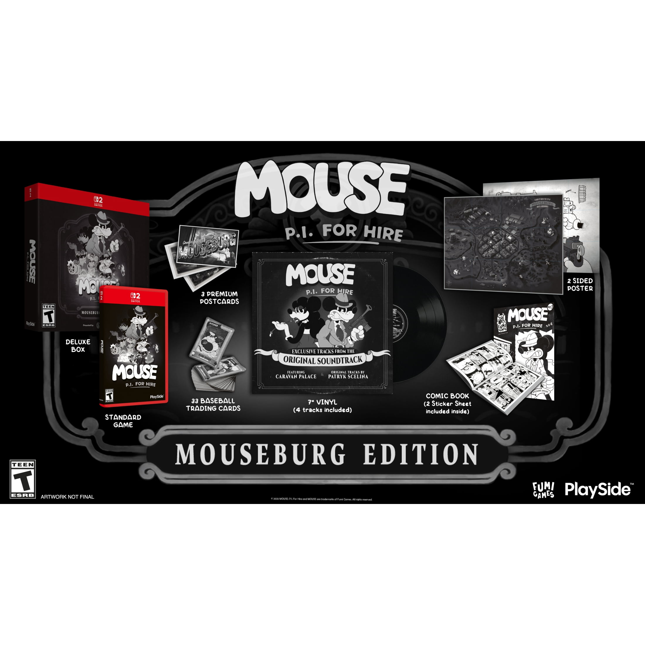 Mouse: P.I. For Hire: The Mouseburg Edtion - Nintendo Switch 2 Game