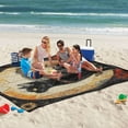 thumbnail image 5 of Extra Large Picnic Beach Blanket Waterproof Sand Proof Portable Outdoor Mat Elegant Black Cat 60x80, 5 of 9