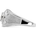 thumbnail image 3 of 14K White Gold Lab Grown Diamond Si1/Si2, G H I, Men's Ring (Size 10) Made In India rm5684-050-10wlg, 3 of 5