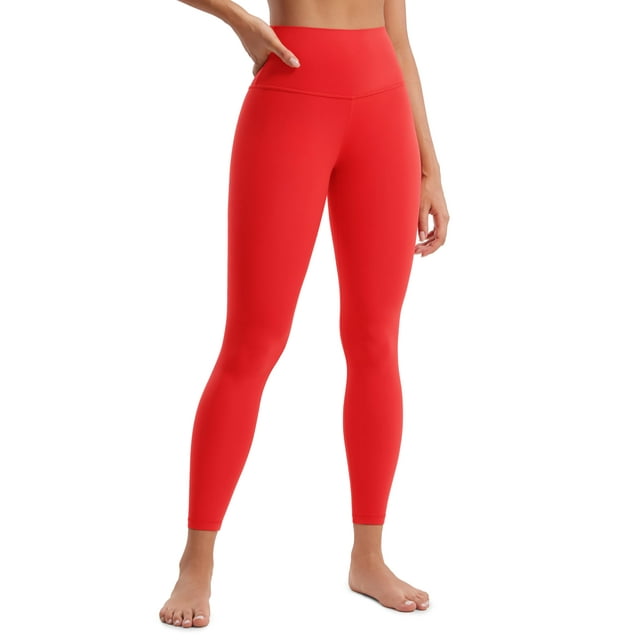 Leggins CRZ YOGA Butterluxe, cintura alta, 25 pulgadas, color rojo XL
