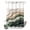 AbstractXM6271, variant on No Hook Shower Curtain with Built-in Rings - Teal Beige Wave Striped Washable Waterproof Fabric Bathroom Curtains for Hotel,Rentals, 72X 96 Inch Extra Long , Watercolor Lines