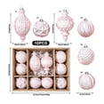 thumbnail image 5 of Sruoe 10Pcs Vintage Christmas Tree Ornaments, Special‑Shape Plastic Christmas Ornaments Set, Decorative Hanging Ornaments for Xmas Tree Mantel & Window Display, 5 of 9