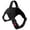 Black / Lockable, variant on No Pull Dog Pet Strong Padded Harness Control Vest Reflective XS M Large XL Front Range Collar Chest Strap Plate Harness Harn Safety Puppy