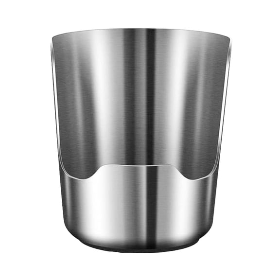 CLIQKWEN 2-in-1 Stainless Steel Kitchen Utensil Holder - Spoon Rest and Pot Lid Organizer Rack for Countertop Storage