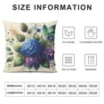 thumbnail image 5 of COMIO Hydrangea Pillow Cover Farmhouse Pillowcase for Sofa Living Room Car Cushion Case Home Decoration White, 5 of 5