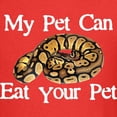 thumbnail image 3 of CafePress - My Pet Can Eat Your Pet Kids Dark T Shirt - Dark T-Shirt Kids XS-XL, 3 of 4