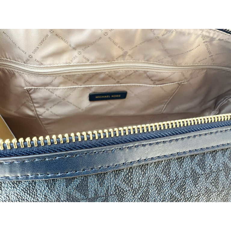 Michael Kors Tote Bag Purse Handbag Carry On Canvas Shoulder Bag MK Holdall  New