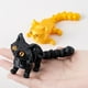 thumbnail image 4 of 3D impreso lindo gato figurita adorable estatua de animales de dibujos animados decoración del escritorio del hogar modelo coleccionable juguete para niños y adultos, 4 of 7