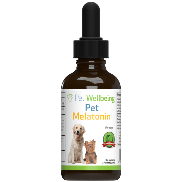 Pet Wellbeing Natural Dog Adrenal Support Anxiety Support Pet Melatonin 2oz 59ml Walmart Com