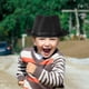 thumbnail image 5 of Niños Fedora Hats Gentleman Kids Dancing Performance Cap Hat para Head Girth de 56-58cm (Negro), 5 of 5