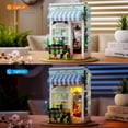 thumbnail image 3 of Flower House Building Set with LED Lights, 1077 PCS City Greenhouse Building Block Toy, Garden House Architecture Book Nook Home Decor, 3 of 7