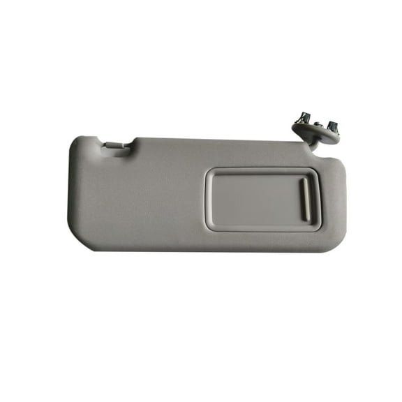 Sun Visor For Car Accessories Right Passenger Side With Makeup Mirror For Toyota Yaris‌ 2008 2009 2010 2011 2012 2013, Replacement OEM 74320-52810-light Grey