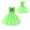 Mint Green, variant on Spazoro Girls Mesh Tulle Princess Dress, Cosplay Party Dresses Performance Girls Halloween Costumes Pink Size XL