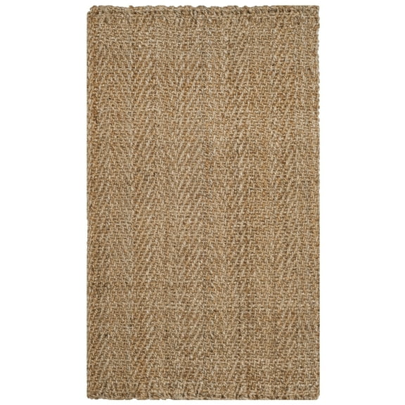 SAFAVIEH Natural Fiber Morley Braided Jute Area Rug, Natural, 3' x 5'