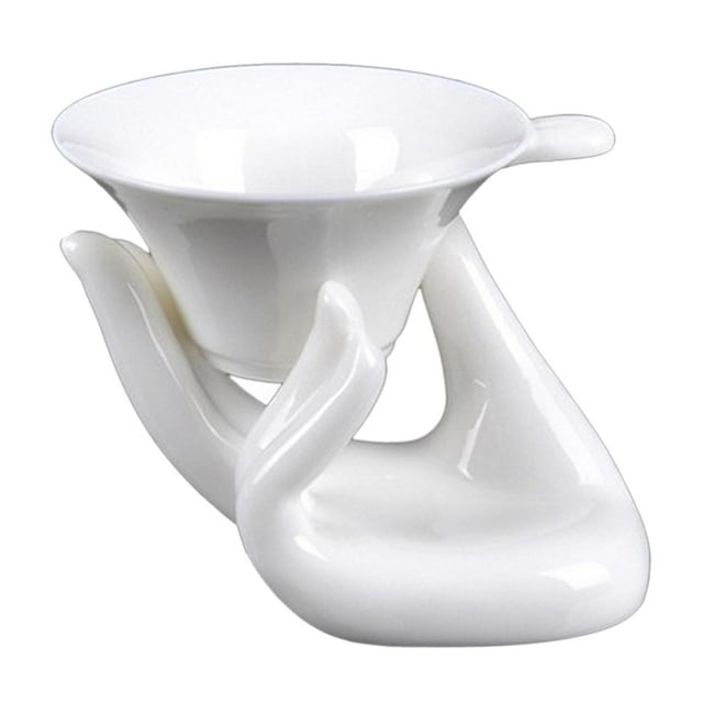 Colador de Cerámica para Decoración, Tetera Fu, Juego de Té, Adorno para Fugas de Té, Filtro de Té de Cerámica, de Tetera de , T