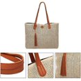thumbnail image 3 of LinYooLi Fashion Handbags Women Woven Straw Bag Summer Beach Tote Purse, 3 of 6