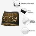 thumbnail image 6 of Kll 2024 Happy New Year Men'S Cotton Boxer Briefs Underwear-Xx-Large, 6 of 9