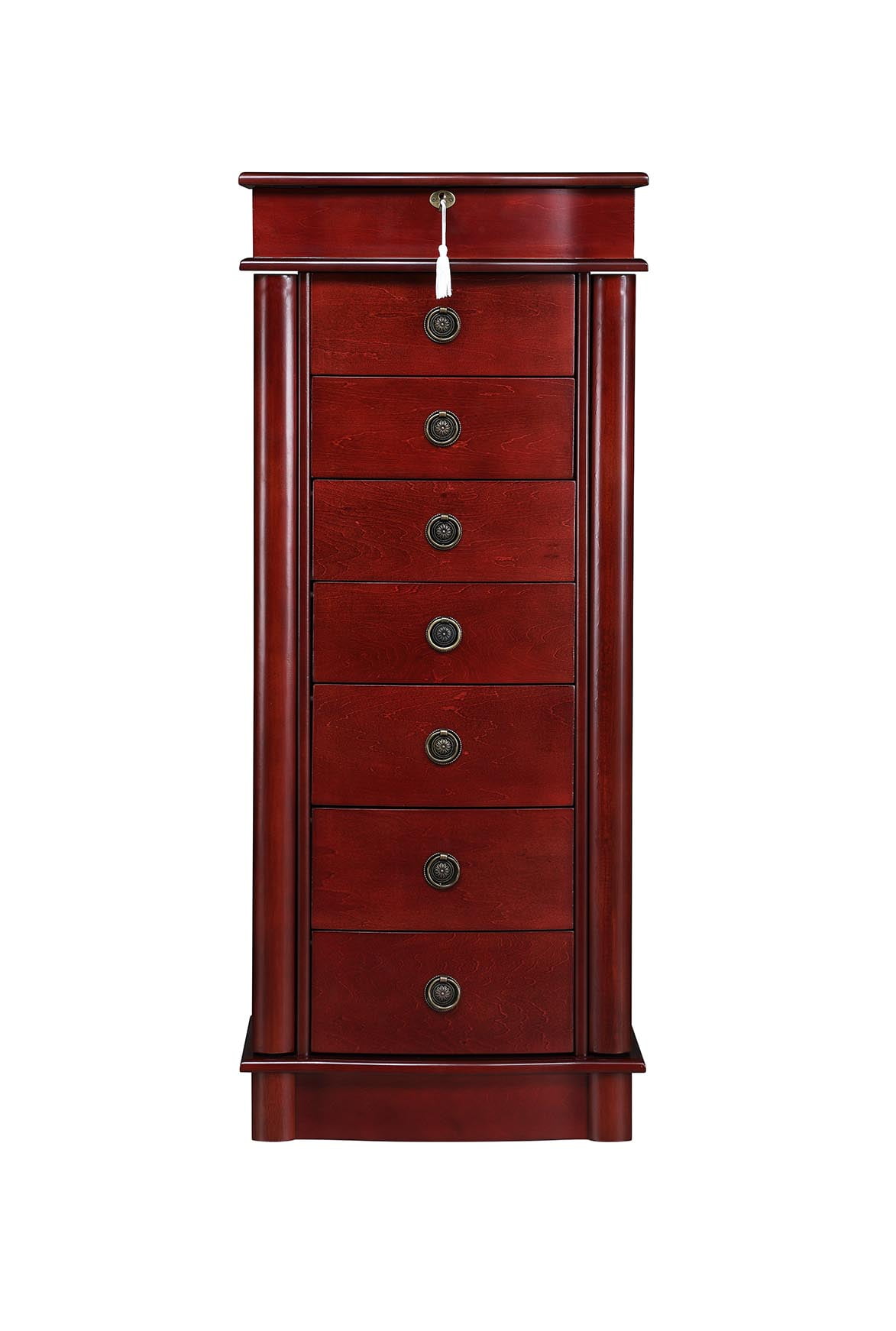 Hives honey nora standing jewelry armoire walnut