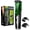 Green, variant on Beard Trimmer for Men, Vacuum Mustache Trimmer for Less Mess, IPX7 Waterproof, Rechargeable Electric Beard Cutting Kit with Adjustable Length Comb-Built-in Vacuum for Sideburns/Stubble