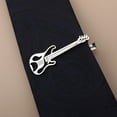 thumbnail image 5 of Men Music Note Tie Pin Clip Party Daily Life Piano Guitar Metal Necktie Clasp Tie Pinch Clip Buckle Fashion Jewelry, 5 of 9