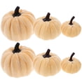 thumbnail image 1 of 6pcs Artificial Pumpkin Decorations Halloween Fake Pumpkins Fall Harvest Pumpkin Props, 1 of 8