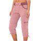 thumbnail image 1 of Ichuanyi liquidación de la moda femenina pantalones de carga de cintura alta en línea A-línea de bolsillo de pierna ancha suelta pantalones de secado rápido ICHUANYI WER2023082207547, 1 of 6