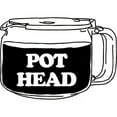 thumbnail image 2 of CafePress - Pot Head - 11 oz Ceramic Mug - Novelty Coffee Tea Cup, 2 of 4