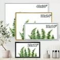 thumbnail image 4 of Designart 'Fern Plant Leaves Detail II' Farmhouse Framed Canvas Wall Art Print, 4 of 5