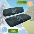 thumbnail image 5 of Jeiento Tree Frog Golf Cart Seat Covers with Golf Cart Backrest Cover Heavy Duty Golf Cart Seat Covers Boho Mandala Club Car Universal Golf Cart Seat Towel, 5 of 7