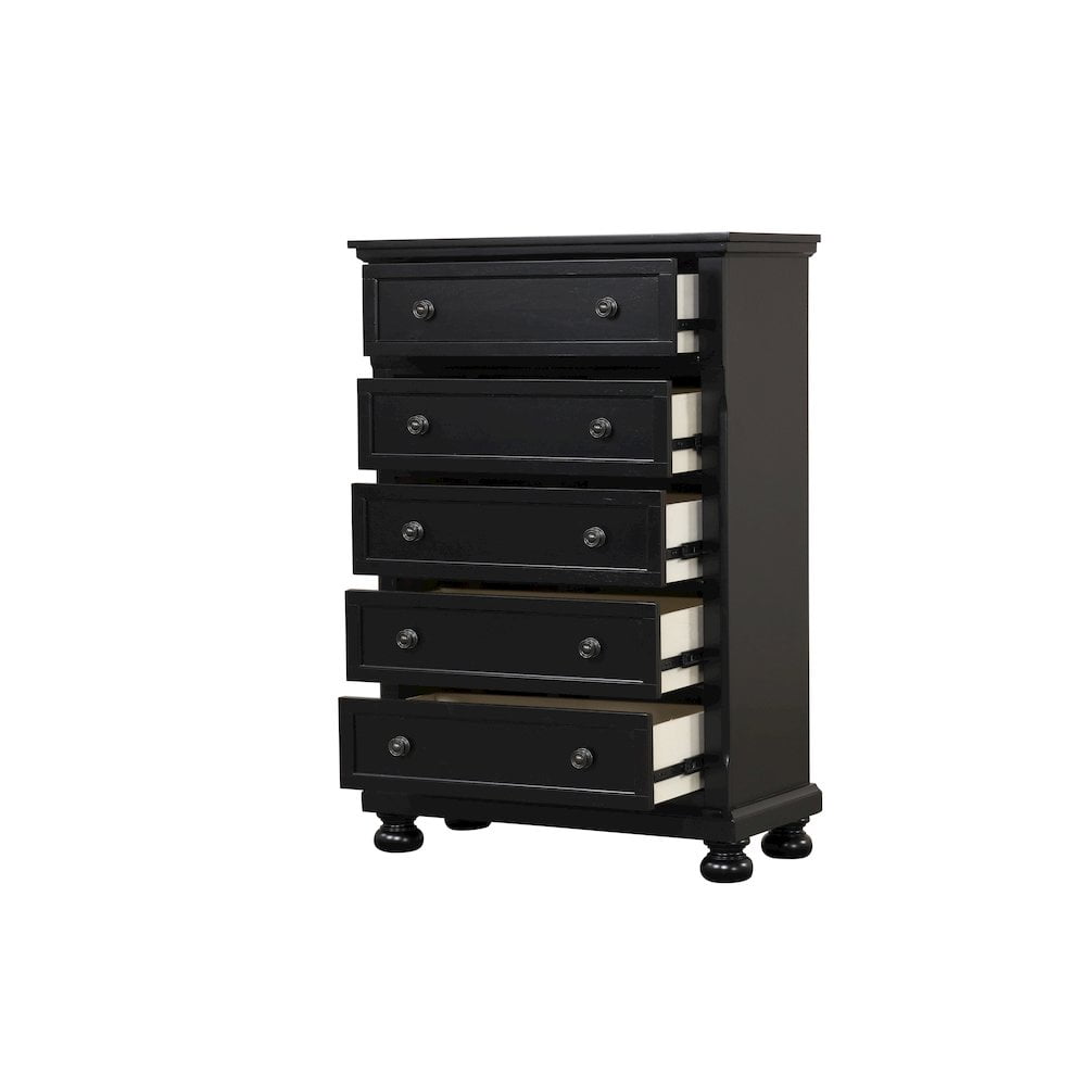 Glory Furniture Meade Chest in Black Color