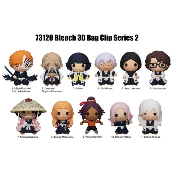 BLEACH 3D Foam Bagclip - SERIES 2