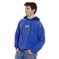 thumbnail image 3 of Disney Lilo & Stitch Men's French Terry Drop Shoulder Pullover Hoodie Royal Navy, 3 of 7