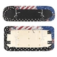 thumbnail image 3 of Pzuqiu American Flag Butterfly Golf Cart Seat Cover Set - Breathable Stretch-Fit Protector | Compatible with EZGO, Club Car & Yamaha 2-Passenger Carts, 3 of 10