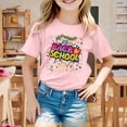 thumbnail image 2 of T-Shirts d'Été pour Garçons et Filles, Mode École, Imprimé Graphique, Manches Courtes, Décontracté, Printemps, 6-7 Ans, 2 of 4