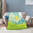 PUREYAH Travel Throw Blanket for Couch, Night Dusk Sky Highway