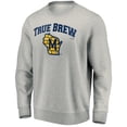 thumbnail image 2 of Men's Gray Milwaukee Brewers Heater Pullover Sweatshirt, 2 of 3