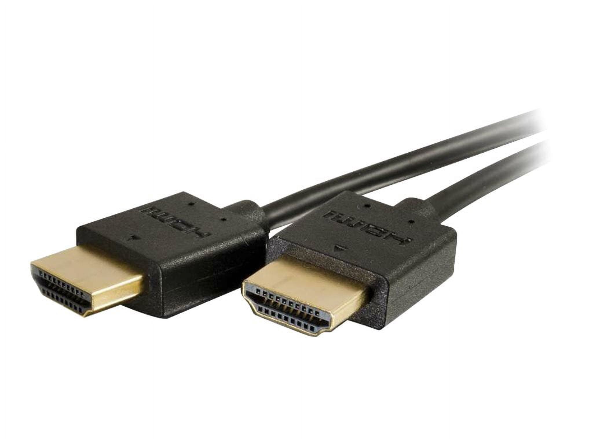 C2G Ultra Flexible 6ft Ultra Flexible High Speed HDMI Cable with Low Profile Connectors - HDMI cable - 6 ft