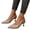 Pink, variant on Slingback Heels for Women Closed Pointed Toe Kitten Stiletto Heels with Buckle Comfortable Womens Pumps Casual Dress Shoes