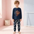 thumbnail image 2 of GCETTIC Boys Pajama Set 2 Piece Long Sleeve Pants Cartoon Print Sleepwear Dark Blue, Size 5-6 Years, 2 of 9
