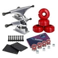 thumbnail image 1 of Cal 7 Skateboard Combo, 5" Silver Trucks, 52mm 99A Wheels, Bearings/Hardware Set (Red Wheels), 1 of 4