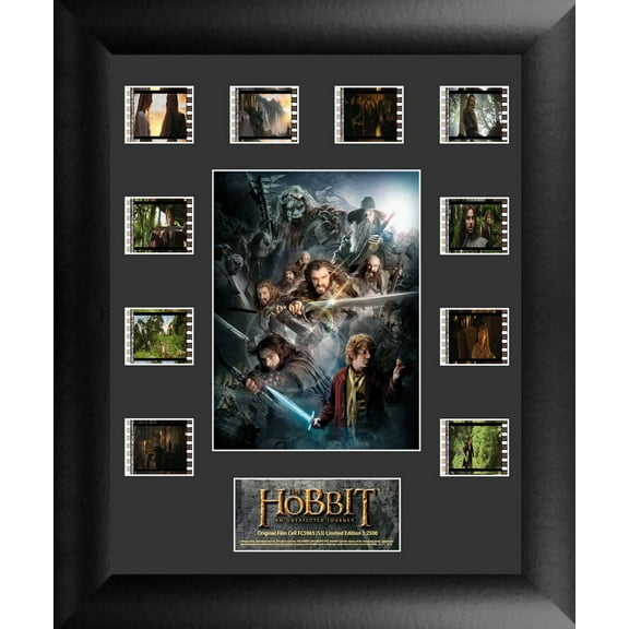 THE HOBBIT: AN UNEXPECTED JOURNEY (S3) Limited Edition Mini Montage Framed FilmCells Presentation