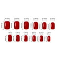 thumbnail image 3 of 24Pcs Short Press on Nails French Square Full Covers Acrylic Nails with Floral Designs for Women and Girls, 3 of 8