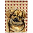 thumbnail image 1 of Caroline's Treasures LH9124CHF Tibetan Spaniel Fall Leaves Portrait Flag Canvas, Large, Multicolor, 1 of 5